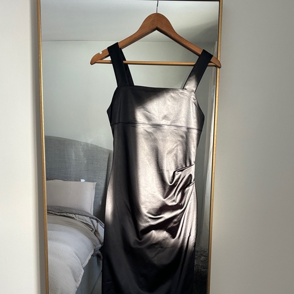 Babaton Dresses & Skirts - Babaton Black Satin Dress